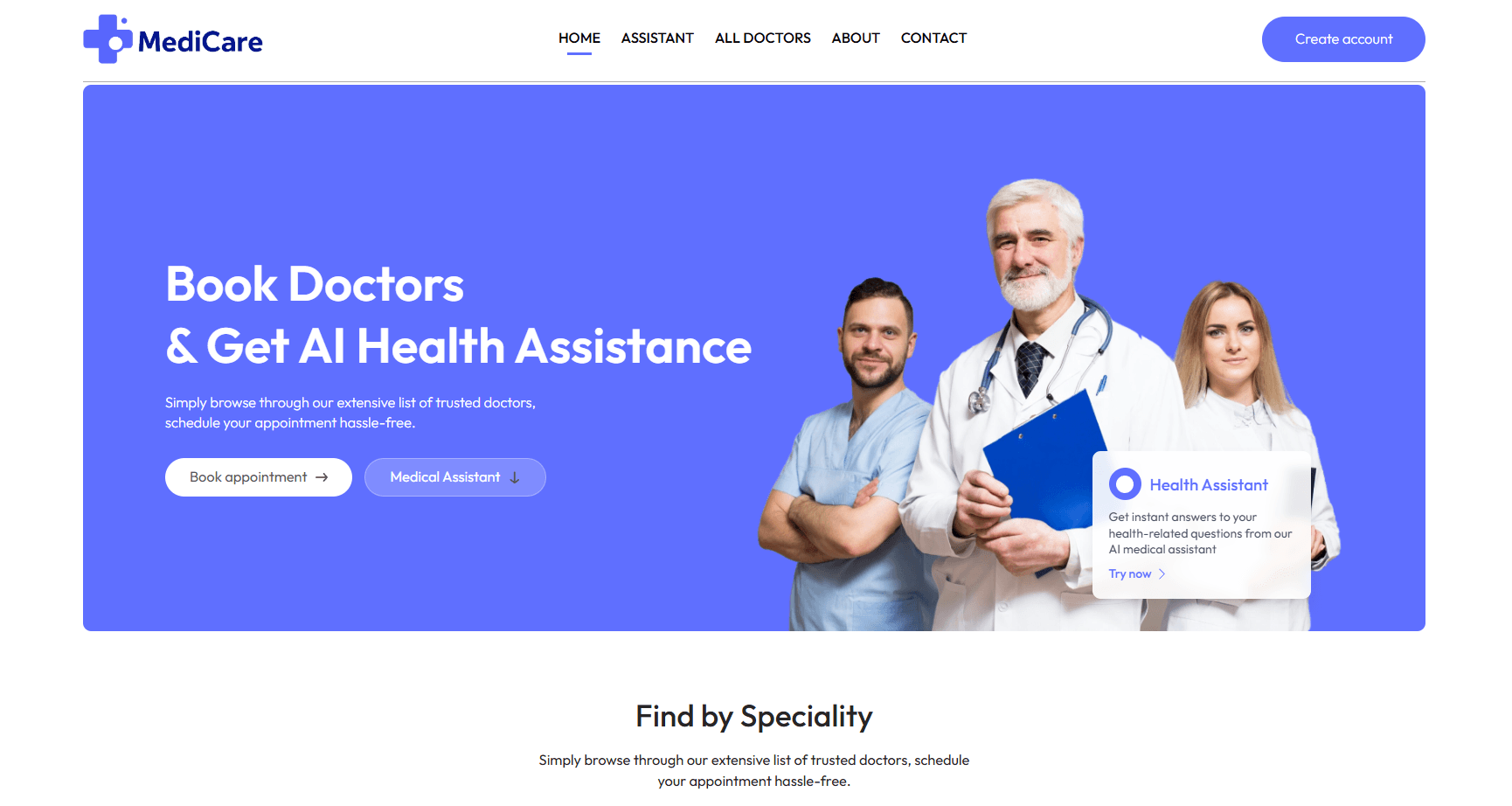 MediCare - Hospital Management System
